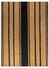 hula beige and brown jute and hemp hand knotted Rug - HeadShot