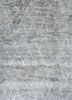 hula grey and black jute and hemp hand knotted Rug - HeadShot