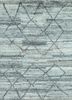 zuri blue polyester hand knotted Rug - HeadShot zuri blue polyester hand knotted Rug - HeadShot