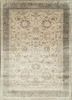 gulmarg grey and black silk hand knotted Rug - HeadShot