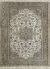 gulmarg grey and black silk hand knotted Rug - HeadShot gulmarg grey and black silk hand knotted Rug - HeadShot
