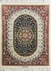 gulmarg red and orange silk hand knotted Rug - HeadShot