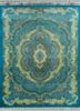 gulmarg blue silk hand knotted Rug - HeadShot gulmarg blue silk hand knotted Rug - HeadShot