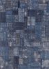 provenance blue wool hand knotted Rug - HeadShot provenance blue wool hand knotted Rug - HeadShot