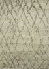  ivory wool hand knotted Rug