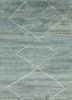 zuri blue wool hand knotted Rug - HeadShot zuri blue wool hand knotted Rug - HeadShot