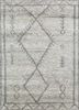zuri beige and brown wool hand knotted Rug - HeadShot