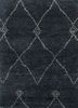 zuri grey and black wool hand knotted Rug - HeadShot zuri grey and black wool hand knotted Rug - HeadShot