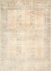 beige and brown beige and brown wool hand knotted Rug