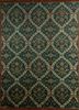 pansy blue wool hand knotted Rug - HeadShot pansy blue wool hand knotted Rug - HeadShot