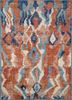 erbe red and orange wool hand knotted Rug - HeadShot erbe red and orange wool hand knotted Rug - HeadShot