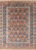 erbe red and orange wool hand knotted Rug - HeadShot erbe red and orange wool hand knotted Rug - HeadShot