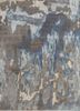 entropy grey and black wool and silk hand knotted Rug - HeadShot entropy grey and black wool and silk hand knotted Rug - HeadShot