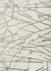 white noise ivory viscose hand tufted Rug - HeadShot