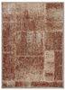 provenance red and orange wool and silk hand knotted Rug - HeadShot provenance red and orange wool and silk hand knotted Rug - HeadShot