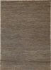  beige and brown jute and hemp hand knotted Rug