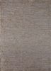 grey and black grey and black jute and hemp hand knotted Rug