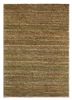 green green jute and hemp hand knotted Rug