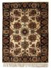 gulnar beige and brown wool hand knotted Rug - HeadShot gulnar beige and brown wool hand knotted Rug - HeadShot