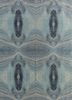 aprezo blue wool and silk hand knotted Rug - HeadShot aprezo blue wool and silk hand knotted Rug - HeadShot
