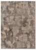 aprezo ivory wool and silk hand knotted Rug - HeadShot