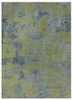  green wool and silk hand knotted Rug