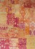 free verse by kavi red and orange wool and silk hand knotted Rug - HeadShot free verse by kavi red and orange wool and silk hand knotted Rug - HeadShot
