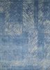 ivory ivory wool and silk hand knotted Rug