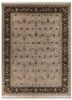 beige and brown beige and brown wool and silk hand knotted Rug