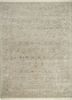  grey and black wool and silk hand knotted Rug