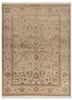  gold wool and silk hand knotted Rug
