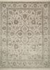 ivory ivory wool and silk hand knotted Rug
