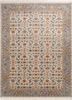 aurora ivory wool and silk hand knotted Rug - HeadShot aurora ivory wool and silk hand knotted Rug - HeadShot