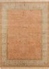 aurora red and orange wool and silk hand knotted Rug - HeadShot aurora red and orange wool and silk hand knotted Rug - HeadShot
