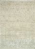 aurora grey and black wool and silk hand knotted Rug - HeadShot aurora grey and black wool and silk hand knotted Rug - HeadShot