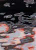 aurora grey and black wool and silk hand knotted Rug - HeadShot
