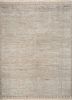 manifest blue afghan wool hand knotted Rug - HeadShot