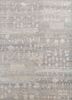 grey and black grey and black afghan wool hand knotted Rug