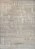 grey and black grey and black afghan wool hand knotted Rug