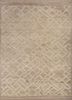 beige and brown beige and brown afghan wool hand knotted Rug