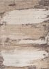beige and brown beige and brown wool hand knotted Rug