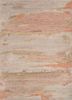red and orange red and orange wool hand knotted Rug