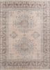 beige and brown beige and brown wool hand knotted Rug