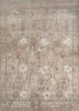  ivory silk hand knotted Rug