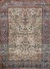 gulmarg ivory silk hand knotted Rug - HeadShot