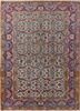 aalam multi wool hand knotted Rug - HeadShot