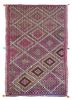nuray pink and purple wool hand knotted Rug - HeadShot nuray pink and purple wool hand knotted Rug - HeadShot