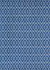  blue wool flat weaves Rug