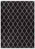 indusbar grey and black wool flat weaves Rug - HeadShot indusbar grey and black wool flat weaves Rug - HeadShot