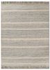 indusbar grey and black wool flat weaves Rug - HeadShot
